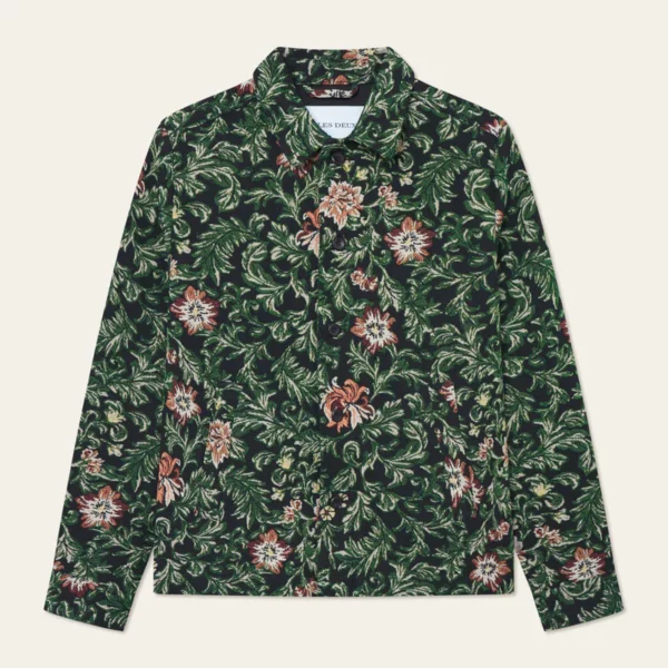 JAIDEN FLOWER JACQUARD OVERSHIRT