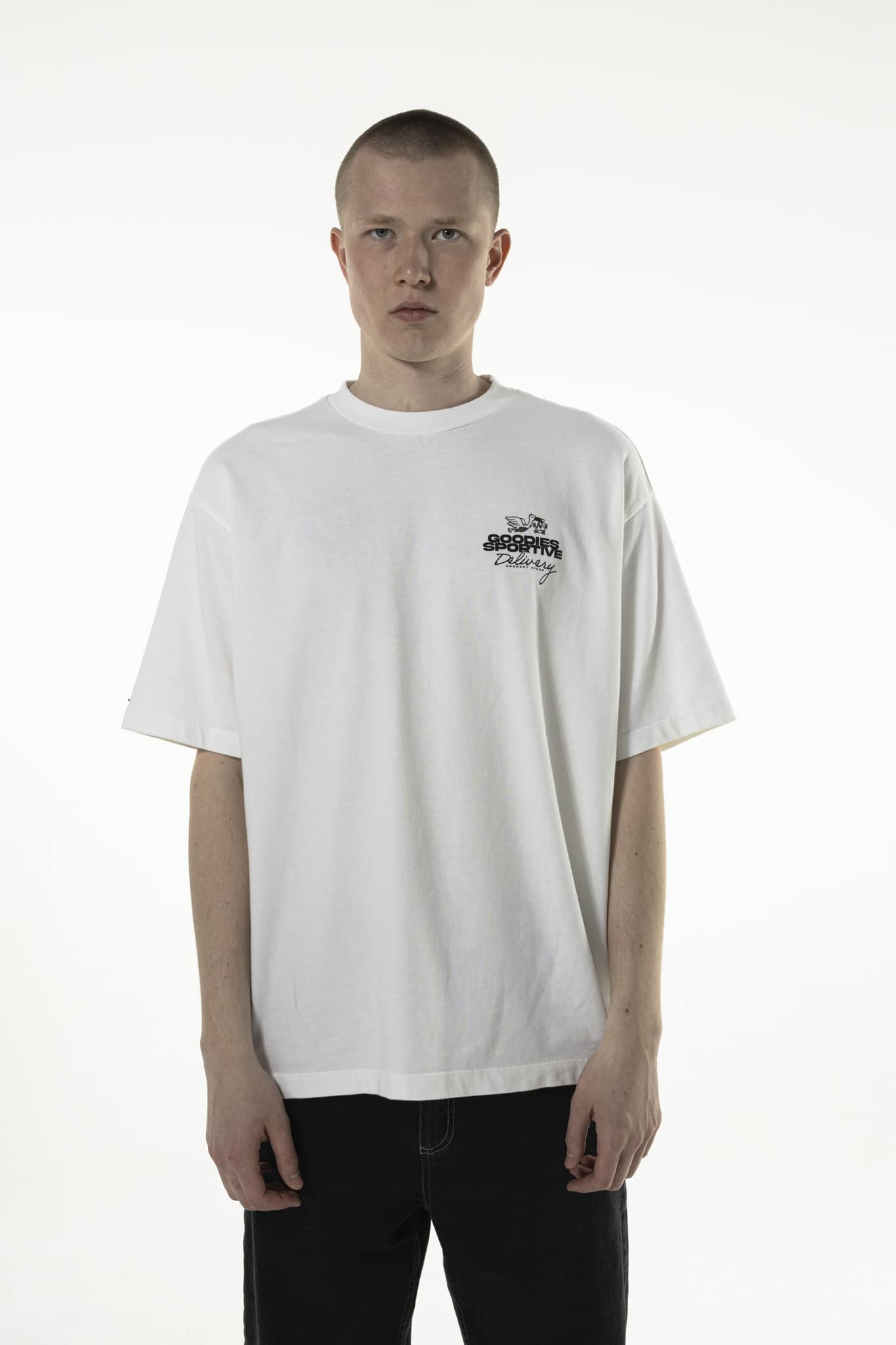 DELIVERY WHITE TEE – Image 2