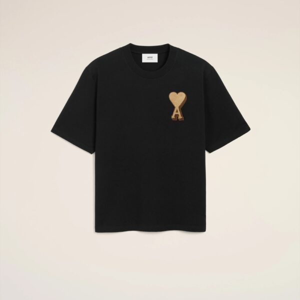 T-SHIRT NOIR AMI DE COEUR