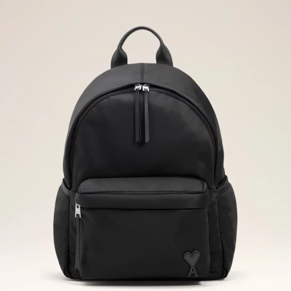 SAC A DOS NOIR MARCEL EN NYLON OUATINÉ