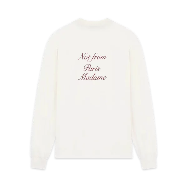 LE T-SHIRT MANCHES LONGUES SLOGAN CALLIGRAPHY