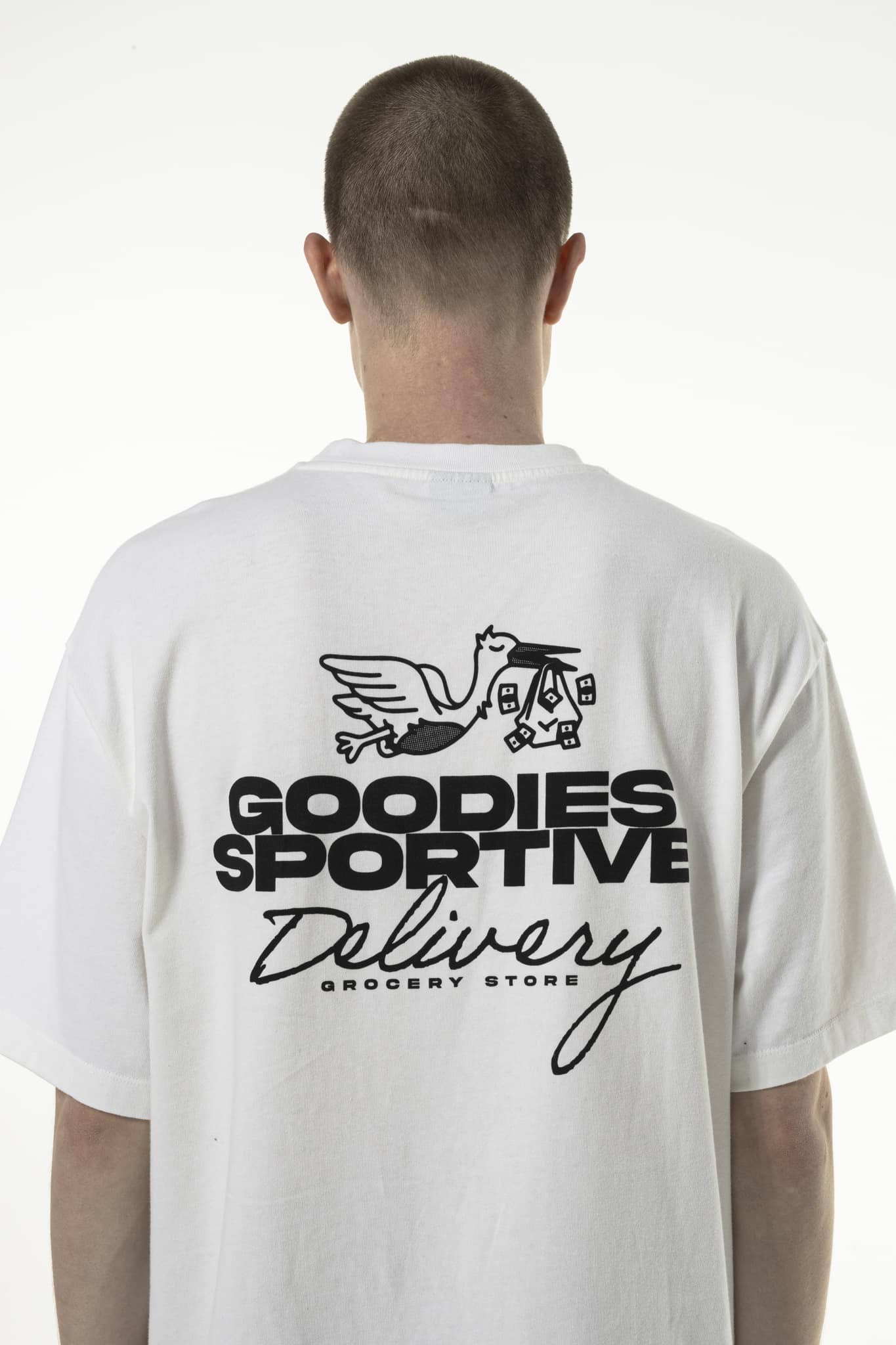 DELIVERY WHITE TEE – Image 3