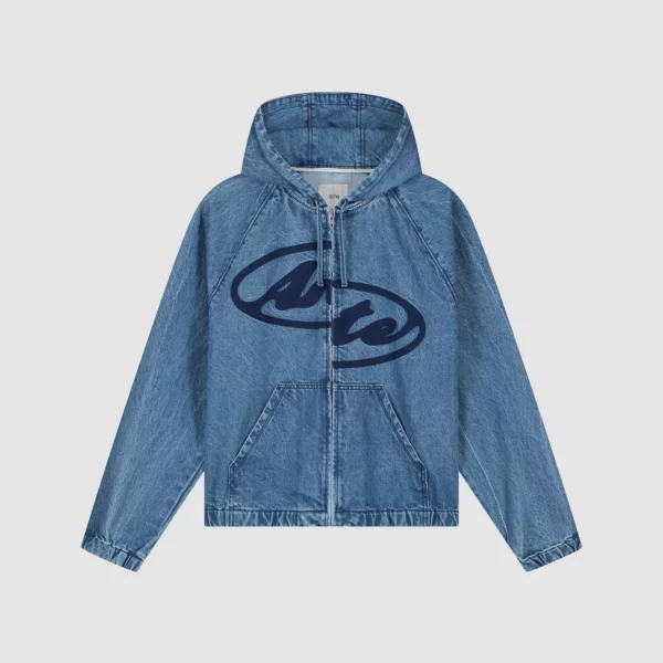 SPLIT LOGO DENIM JACKET