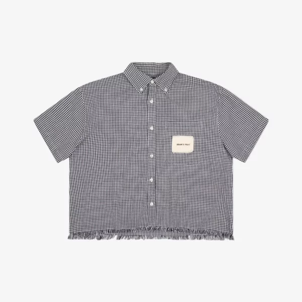 DISTRESSED FARMER'S SHIRT SS