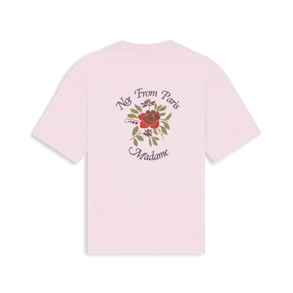 LE T-SHIRT SLOGAN ROSE
