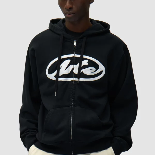 CIRCLE LOGO ZIP HOODIE