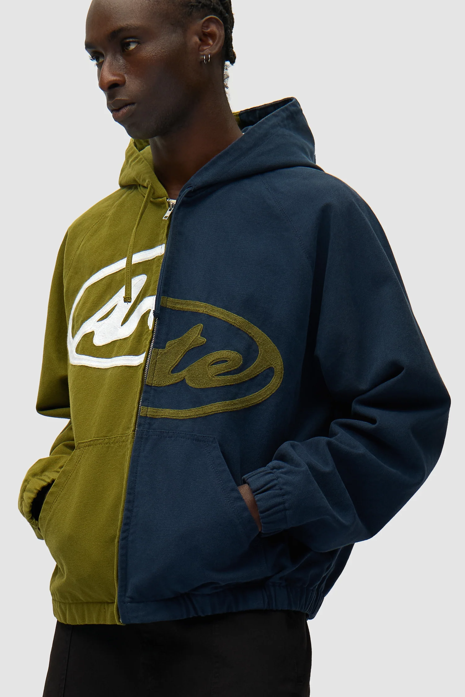SPLIT LOGO CANVAS JACKET – Image 2