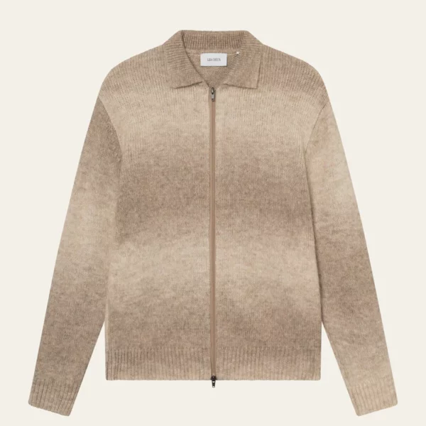 GANNON GRADIENT ZIP CARDIGAN
