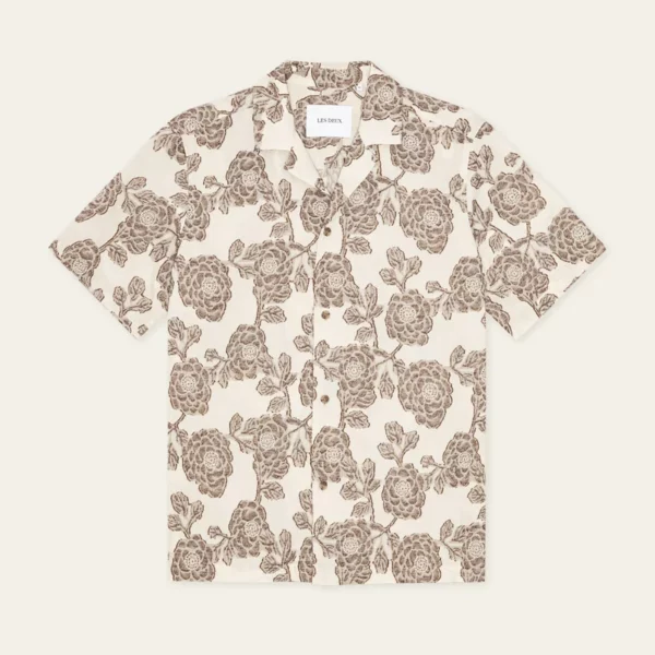 LESLEY FLOWER JACQUARD SS SHIRT