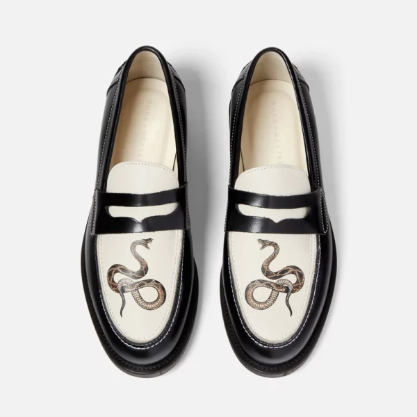 WILDE SNAKE PENNY LOAFER