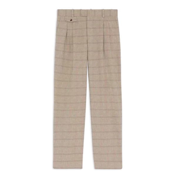 PANTALON LARGE A CARREAUX