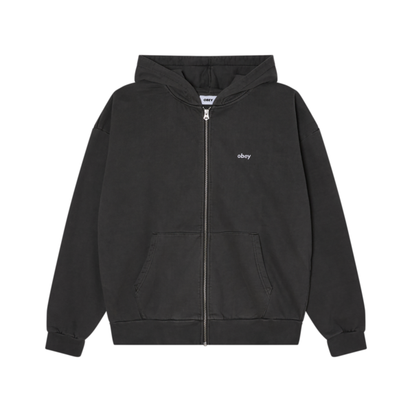 LOWERCASE PIGMENT ZIP HOODIE