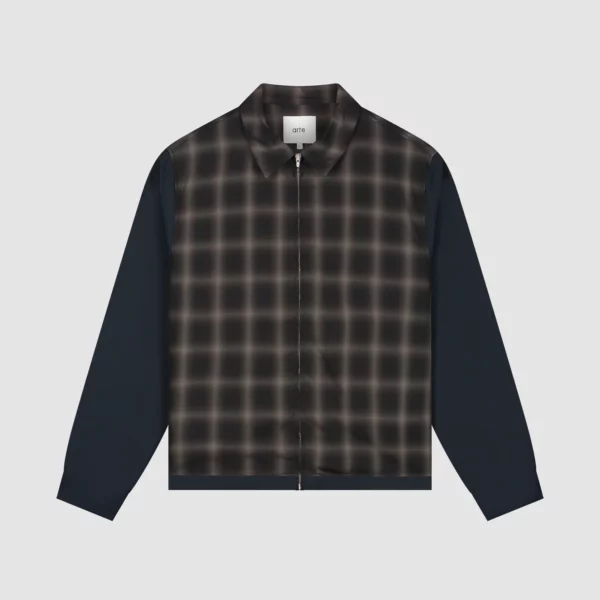PLAIDED SHIRT JACKET