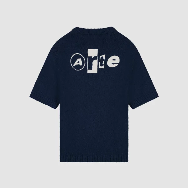 BACK GRAPHIC KNIT T-SHIRT