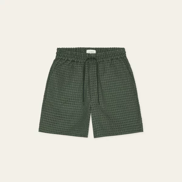 CHECK SEERSUCKER SHORTS